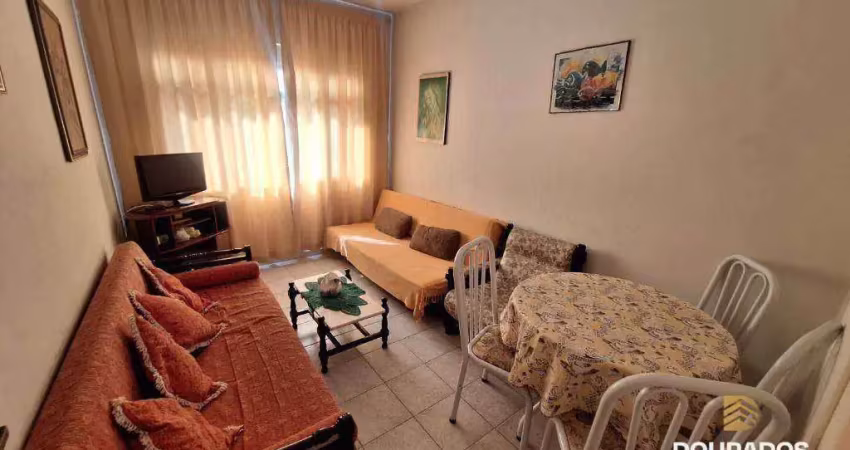 Apartamento de 1 dormitório, 45m², com 1 vaga,  na aviação em praia grande sp.