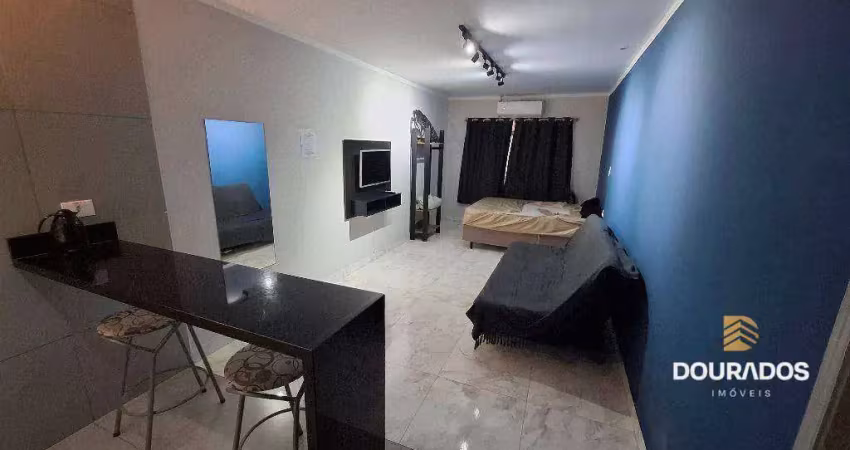Kitnet com 1 dormitório à venda, 30 m² por r$ 185.000,00 - aviação - praia grande/sp