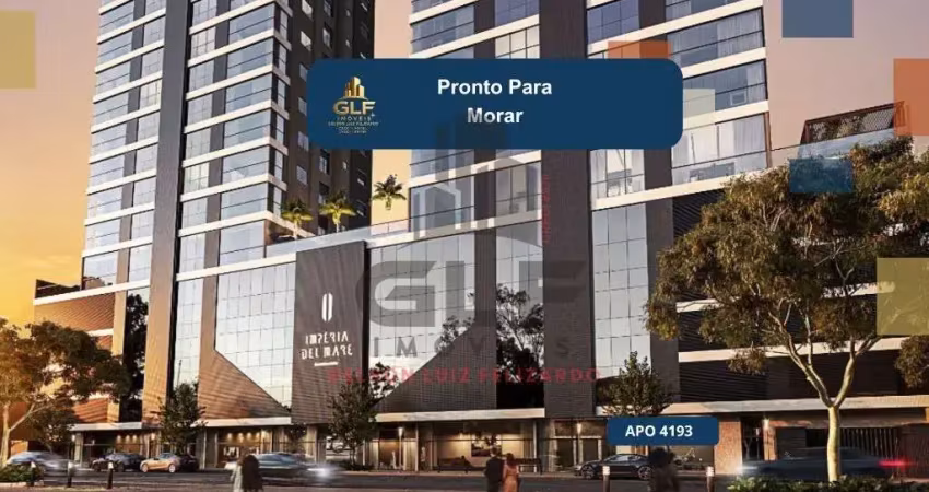 Apto pronto para morar em itapema/sc no bairro meia praia, sendo 164m² de área privativa, sendo 4 suítes 2 vagas de garagem área de lazer completa