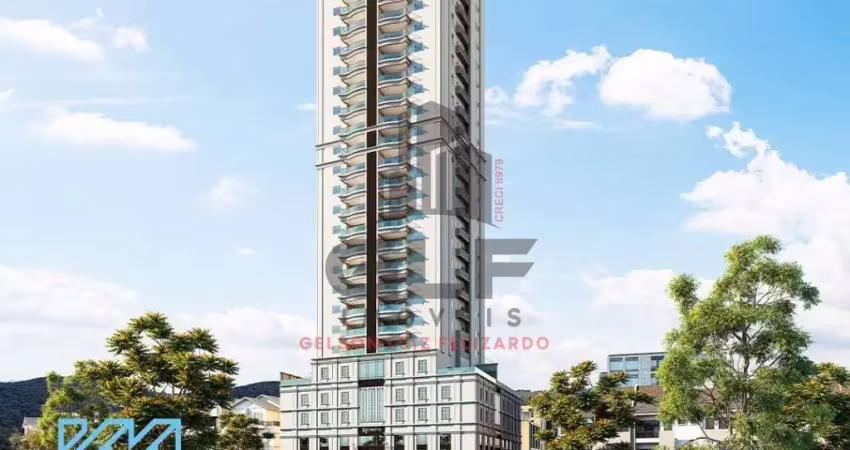 Apartamento em construção em itapema/sc no bairro centro. 160m² com 4 suítes e 3 vagas de garagem, com lazer completo. bem localizado. investimento