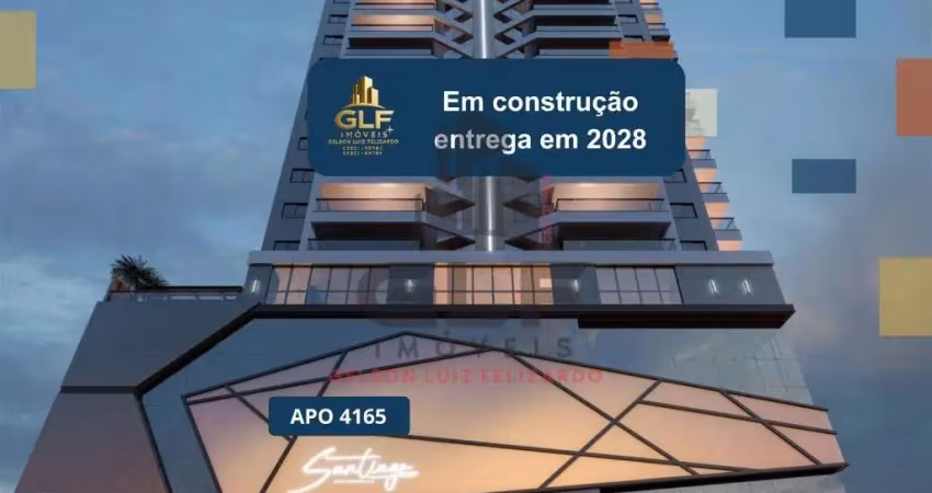 Apto em construção em itapema, meia praia, com 149m²  área privativa sendo 3 suítes, 2 vagas de garagem, área de lazer completa