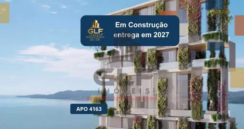 Apto em construção em itapema, meia praia, com 178m² área privativa, sendo 4 suítes, 3 vagas de garagem, área de lazer completa