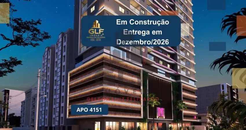 Apto em construção em itapema/sc bairro morretes, com 69,94m² área privativa, sendo 2 suítes, 1 vaga de garagem, área de lazer completa