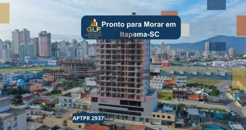 Apartamento novo e pronto para morar na cidade de itapema/sc no bairro morretes, com 2 dormitórios e 1 vaga de garagem, com lazer completo.