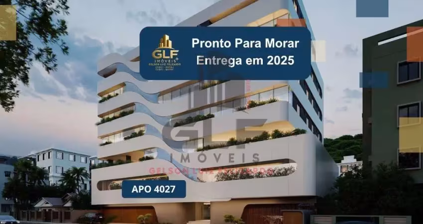 Apto pronto em bombinhas/sc com 87,94m² área privativa sendo 2 suítes 2 vaga de garagem, área de lazer completa