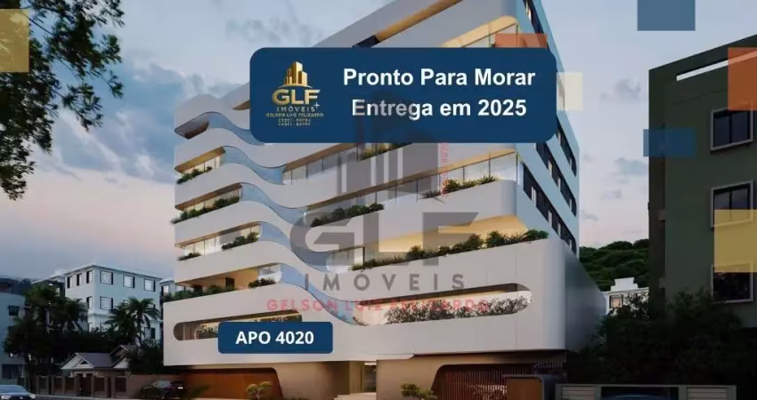Apto pronto em bombinhas/sc com 47,46m² área privativa, sendo 1 dormitório, 1 vaga de garagem, área de lazer completa