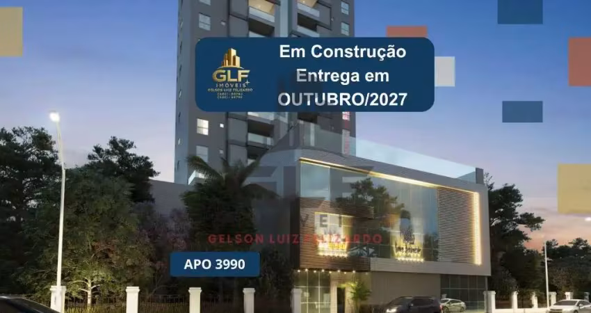 Apto em construção em itapema/sc centro, com 132m²área privativa sendo 3 suítes, 2 vagas de garagem, área de lazer completa