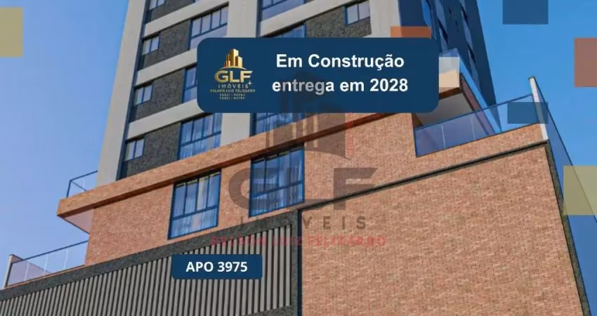 Apto em construção em balneário camboriú, com 107,51m² área privativa, sendo 3 suítes, 2 vagas de garagem, área de lazer completa