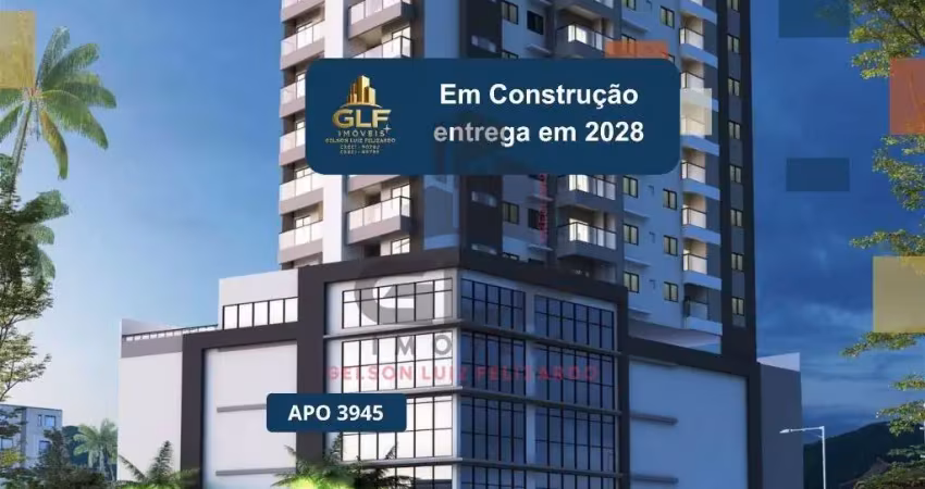 Apto em construção em itapema/sc bairro tabuleiro, com 70m² área privativa, com 2 dormitórios sendo 1 suíte, 1vaga de garagem,  área de lazer completa