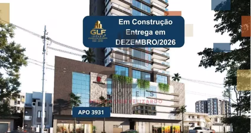 Apto em construção em itapema/sc bairro meia praia, com 169,50m² área privativa, 4 suítes, 4 vagas de garagem, área de lazer completa