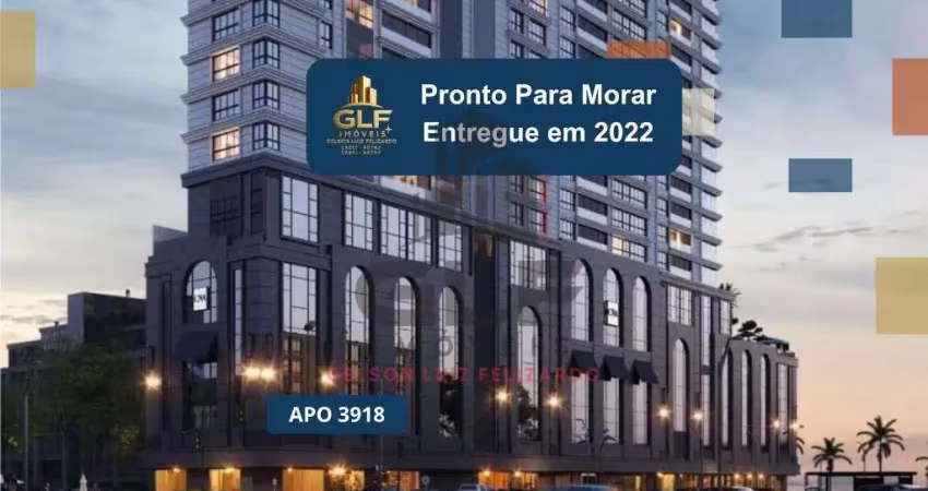 Apto pronto em itapema/sc bairro meia praia, com 205,16m² área privativa, sendo 4 suítes, 3 vagas de garagem, área de lazer completa