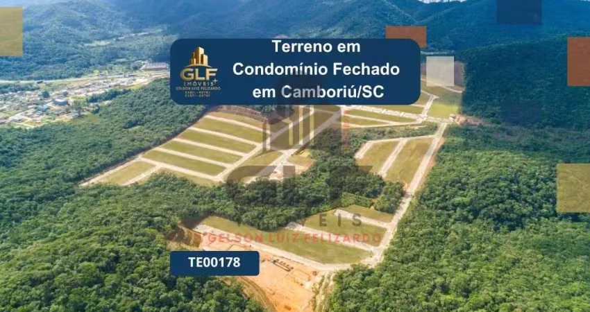 Terreno a venda em condomínio fechado, em camboriú, com 300m² de área, aproveita essa oportunidade