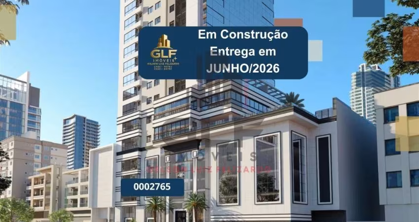 Apto em construção em itapema, meia praia, com 400m² área privativa sendo 5 suítes, 5 vagas de garagem, área de lazer completa