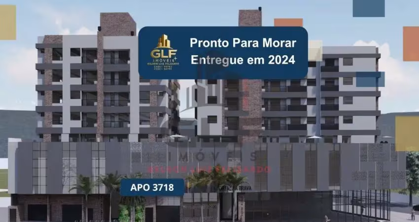 Apto pronto em camboriú, com 81,77m² área privativa, com 3 dormitórios sendo 1 suíte, 2 vagas de garagem, área de lazer completa
