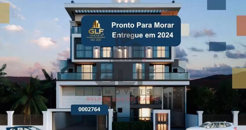 Apto pronto em bombinhas com 116,70m² área de lazer sendo 3 suítes, 2 vagas de garagem, área de lazer completa