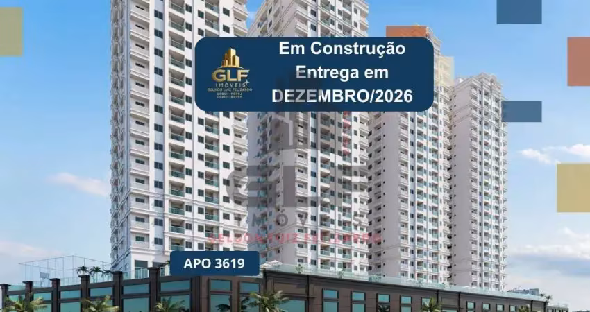 Apto em construção em camboriú, com 64m² área privativa, com 2 dormitórios sendo 1 suíte, 1 vaga de garagem, área de lazer completa