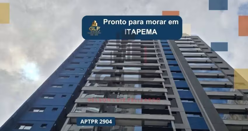 Apartamento novo e pronto para morar na cidade de itapema/sc no bairro morretes, com 3 dorms/ 1 suíte e 1 vaga de garagem, com lazer completo.