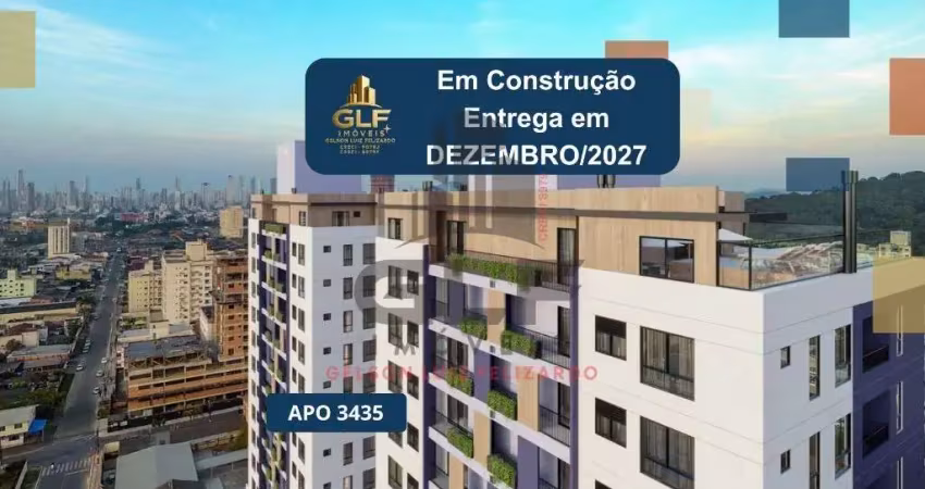 Apto em construção em camboriú, com 64,54m² área privativa, com 2 dormitórios, sendo 1 suíte, 1 vaga de garagem área de lazer completa