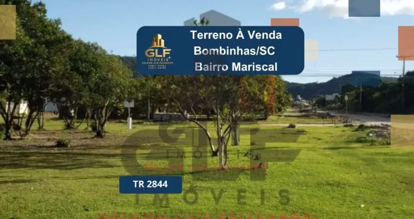 Terreno a venda na cidade de bombinhas/sc no bairro mariscal, com metragem de 1460m², 300m do mar. oportunidade de investimento