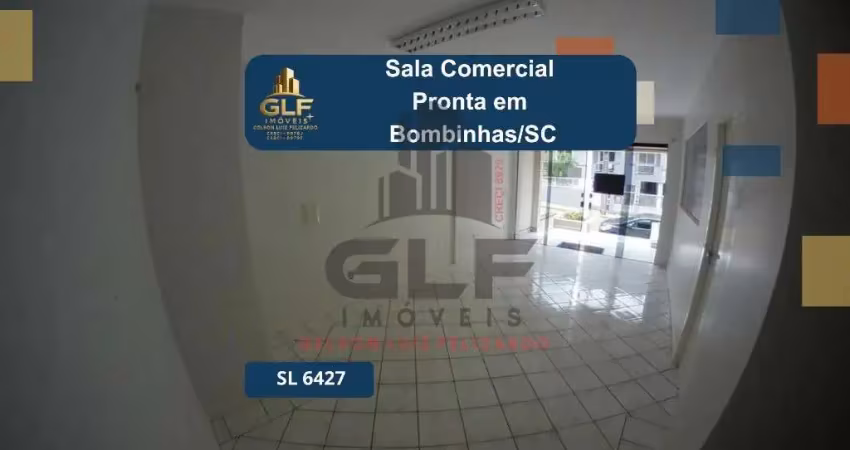 Imperdível sala comercial à venda em bombinhas-sc, bairro bombas, 1 banheiro, 90,97m² de área!