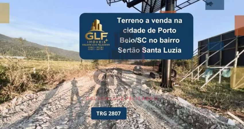 Terreno a venda na cidade de porto belo/sc no bairro sertão santa luzia, de 29.476 m² , em frente à br101