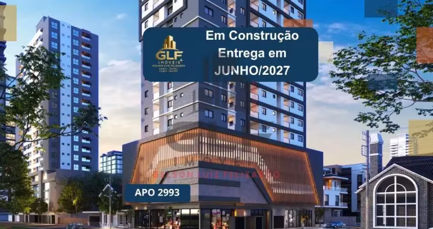 Apto em construção em itapema/sc bairro morretes, com 60,70m² área privativa com 2 dormitórios sendo 1 suíte, 1vaga de garagem, área de lazer completa