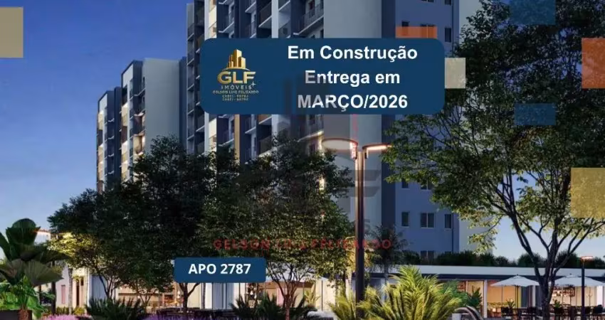Apto em construção em itajaí, com 62,85m² área privativa, com 2 dormitórios sendo 1 suíte, 1 vaga de garagem, área de lazer completa