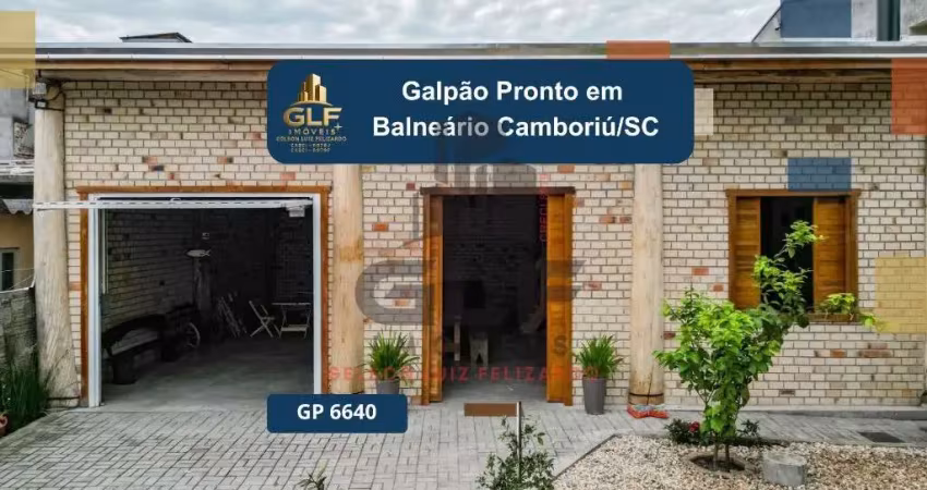 Galpão industrial à venda em balneário camboriú-sc  bairro jardim iate clube  4 vagas de garagem  240,00 m² de área