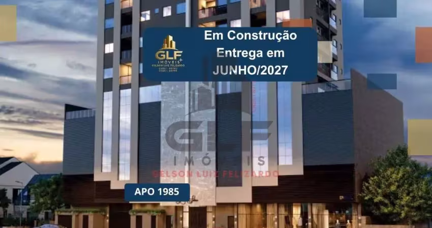 Apto em construção em itapema, bairro morretes, com 67,30m² área privativa com 2 dormitórios sendo 1 suíte, área de lazer completa
