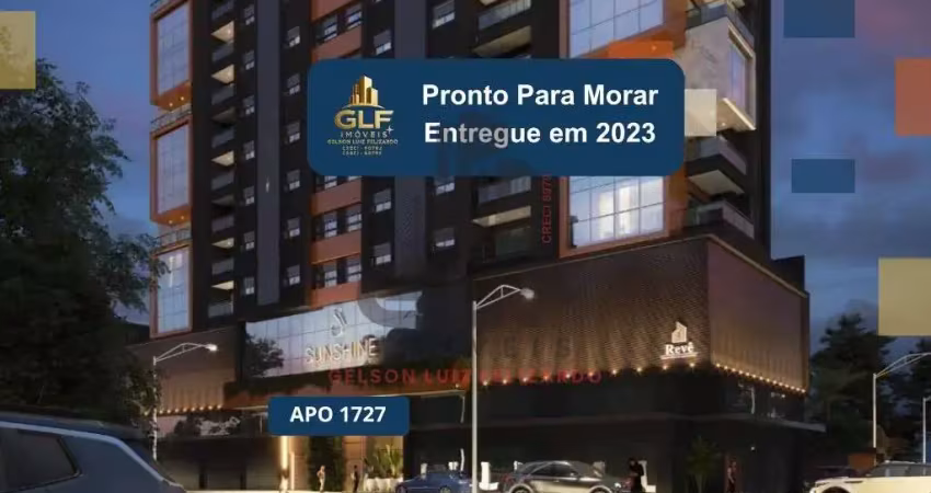 Apto pronto em porto belo, com 217m² área privativa sendo 4 suítes, 2 vagas de garagem, área de lazer completa