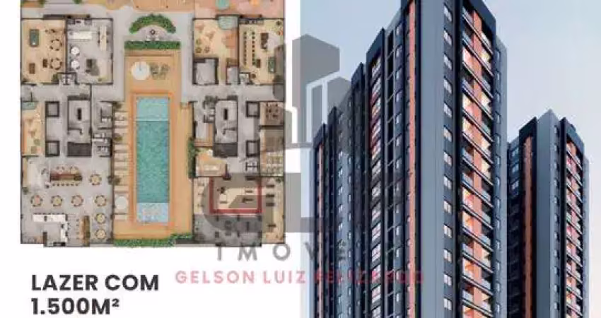 Apartamento lançamento na cidade de itapema/sc no bairro morretes, com 2 dormitórios, sendo  suíte e 1 vaga de garagem, com lazer completo.