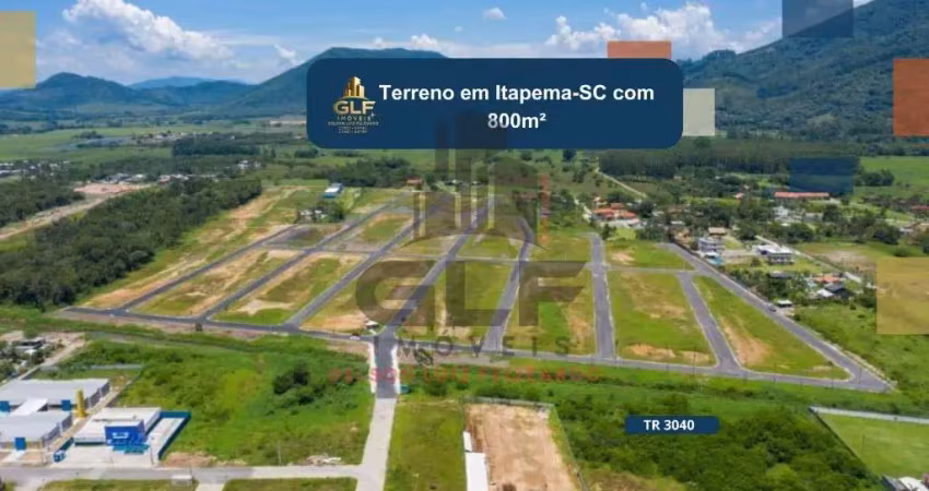 Terreno a venda na cidade de itapema/sc no bairro morretes, com metragem de 400 m² condições de pagamento 700mil avista ou 370mil cada um separado