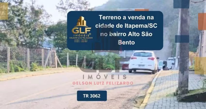Terreno a venda na cidade de itapema/sc no bairro alto são bento, com metragem de 276 m² sendo 12 x 23. oportunidade de investimento
