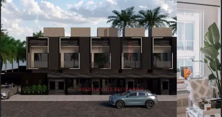 Casa em cosntrução em itapema/sc, com 74m² área privativa, sendo 2 suítes, 1 vaga de garagem que pode abrigar até 2 carros, bem localiza