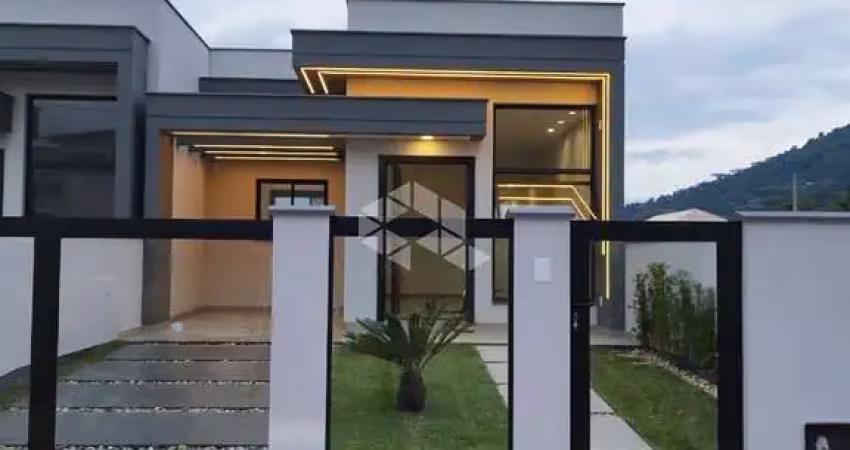 Casa geminada com 3 dormitórios, sendo 1 suíte em palhoça - sc á venda por r$ 550.000,00.