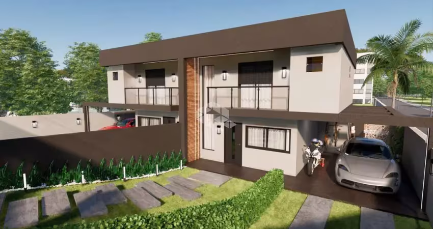 Casa sobrado sendo 3 dormitórios/ quartos com 1 suítes no bairro alto aririu - palhoça com 104 m² à venda por r$ 724.500,00.