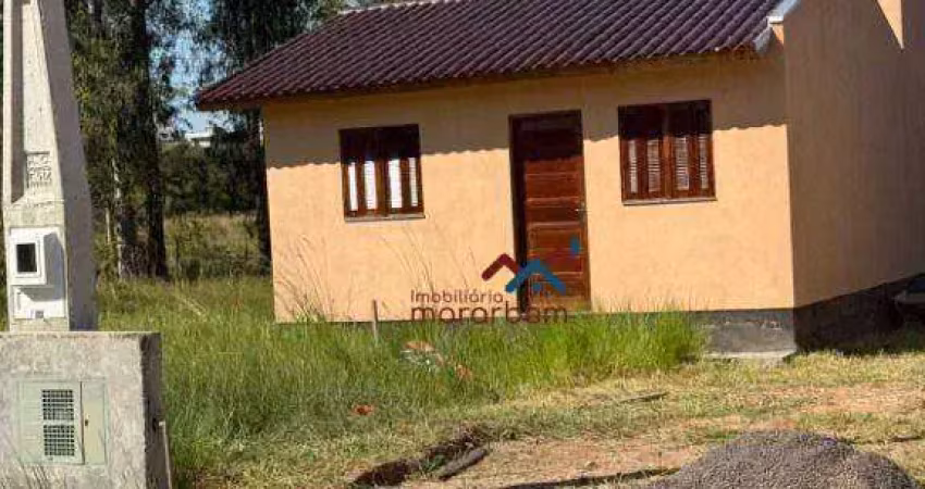 Casa com 2 dormitórios à venda, 45 m² por r$ 245.000 - recanto da quinta - nova santa rita/rs