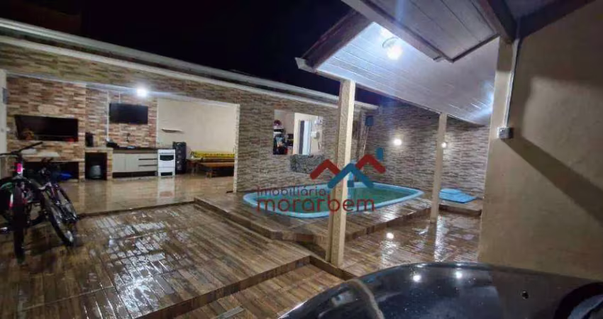 Casa com 2 dormitórios à venda, 65 m² por r$ 328.900,00 - califórnia - nova santa rita/rs