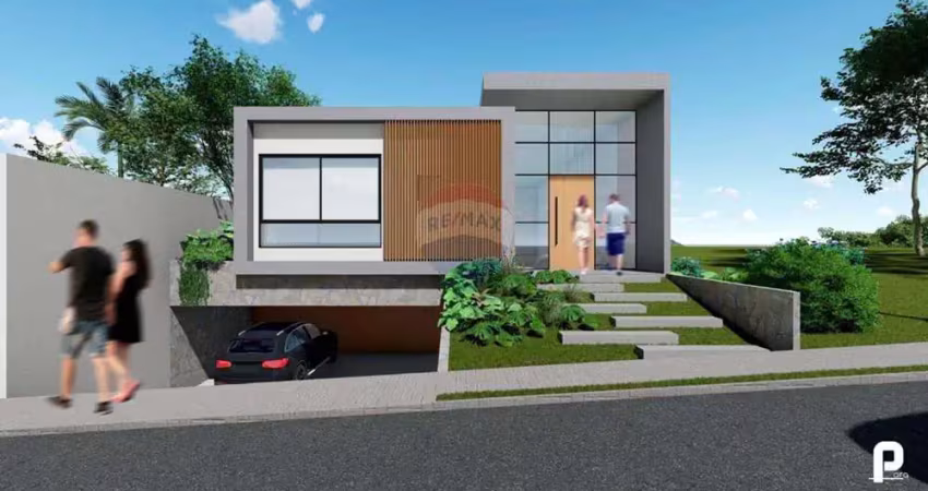 Casa linear com 3 suítes no condomínio estrela alta