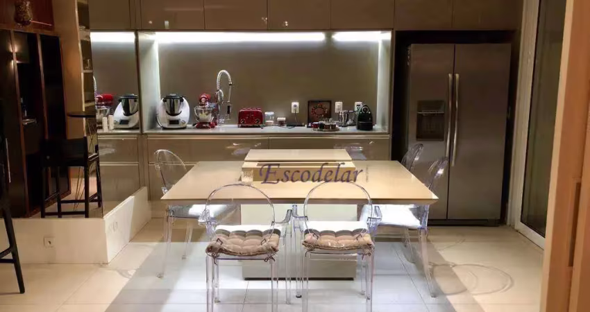 Apartamento com 5 dormitórios à venda, 370 m² por r$ 9.800.000,00 - campo belo - são paulo/sp