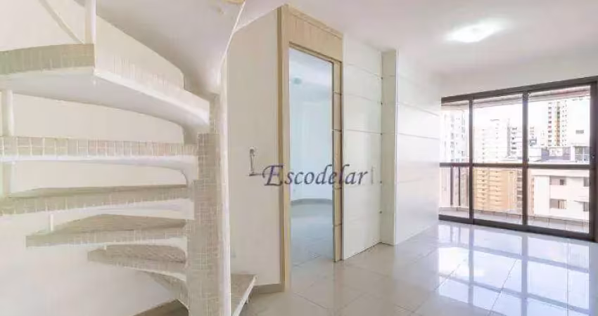 Cobertura, 83 m² - venda por R$ 1.457.000,00 ou aluguel por R$ 8.481,05/mês - Moema - São Paulo/SP
