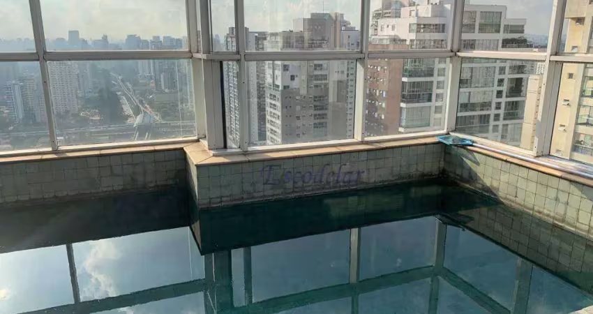 Cobertura com 4 dormitórios à venda, 366 m² por r$ 6.290.000,00 - campo belo - são paulo/sp