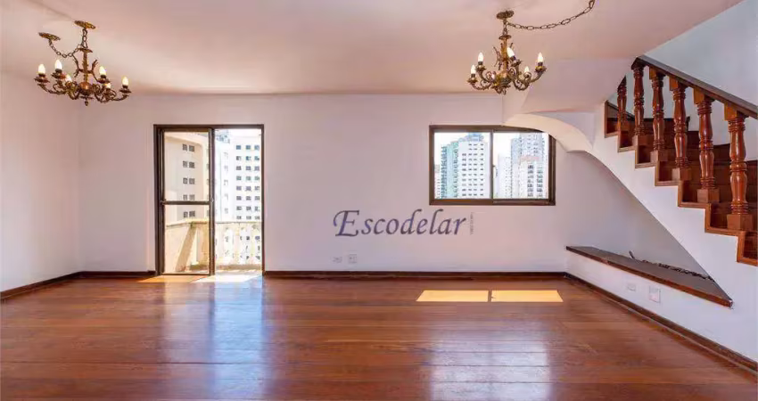 Cobertura com 4 dormitórios à venda, 300 m² por r$ 3.200.000,00 - moema - são paulo/sp