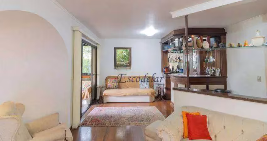 Apartamento com 3 dormitórios à venda, 207 m² por r$ 2.150.000,00 - campo belo - são paulo/sp