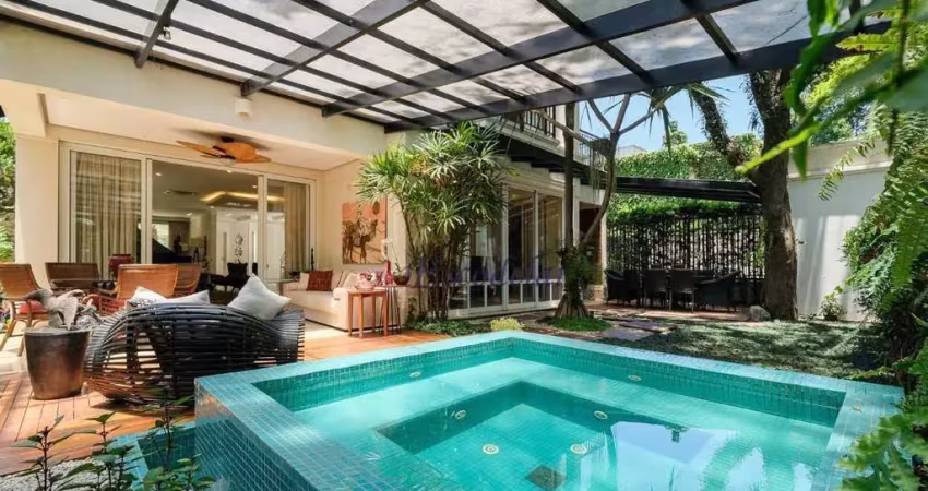 Casa em condomínio fechado com 5 dormitórios à venda, 584 m² por r$ 24.500.000 - jardim luzitânia - são paulo/sp