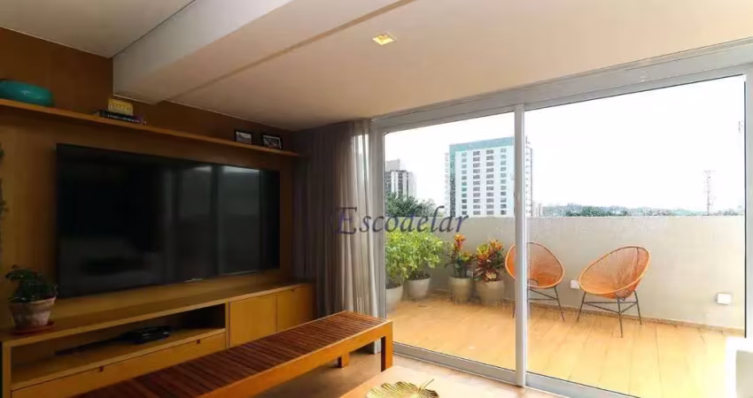 Apartamento garden com 2 quartos à venda, 150 m² por r$ 2.500.000 - pinheiros - são paulo/sp