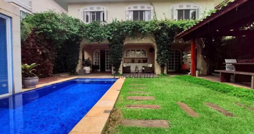 Casa com 4 dormitórios à venda, 450 m² por r$ 5.790.000,00 - alto de pinheiros - são paulo/sp
