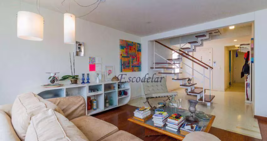 Cobertura com 2 dormitórios à venda, 360 m² por r$ 4.100.000,00 - itaim bibi - são paulo/sp