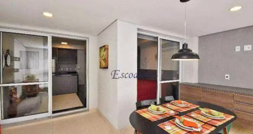 Apartamento com 1 dormitório para alugar, 49 m² por R$ 6.400,00/mês - Pinheiros - São Paulo/SP