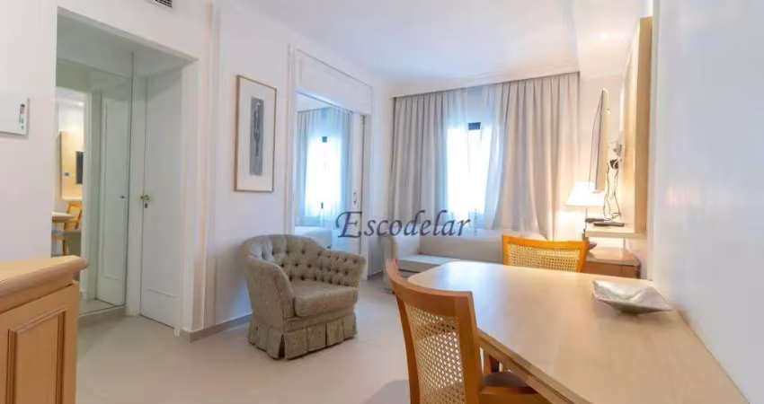 Apto com 32m², 1 suíte, 1 vaga, próximo a Av. Paulista